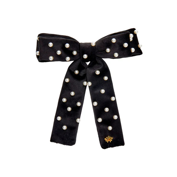 Jet Pearl Embellished Antoinette Bow Barrette – Lele Sadoughi | Bluemercury, Inc.