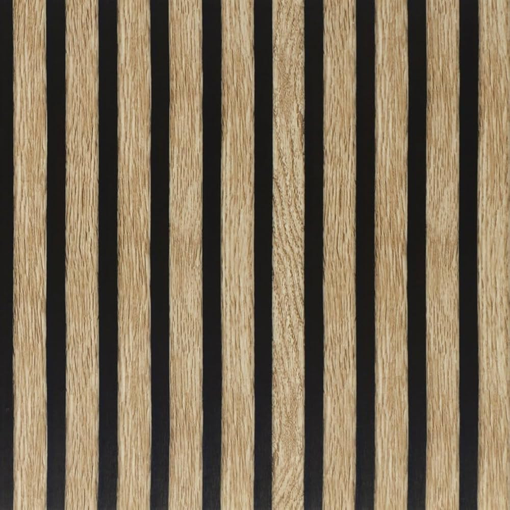 Arthome 17''x120'' Wood Slat Wallpaper,Peel and Stick Self Adhesive Wood Wallpaper PVC Vinyl Deco... | Amazon (US)