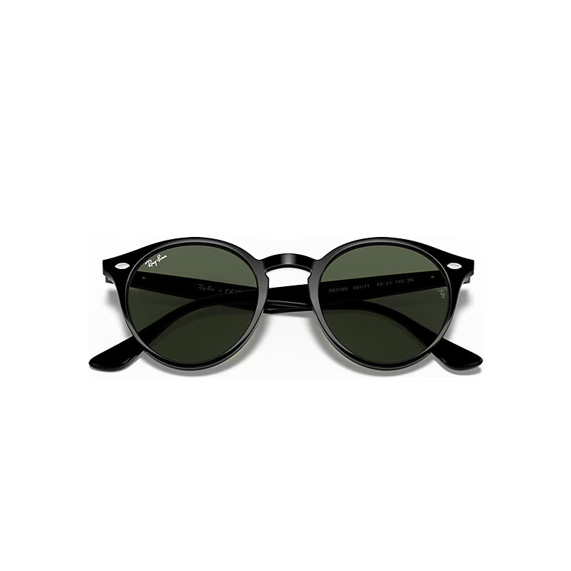 Ray-Ban RB2180 Sunglasses Black frame Green lenses 49-21 | Ray-Ban (US)