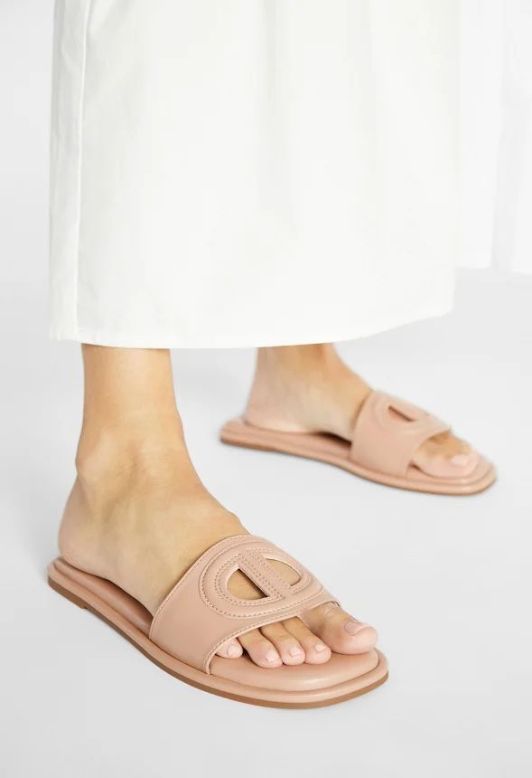 Suki Flat Slide Sandal | JustFab