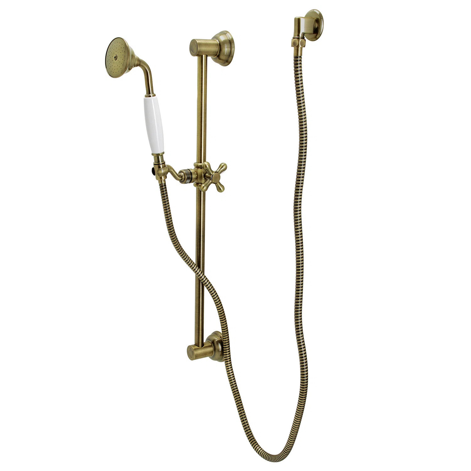 Kingston Brass Made to Match Shower System with Slide/Grab Bar and Hand Shower & Reviews | Wayfai... | Wayfair North America