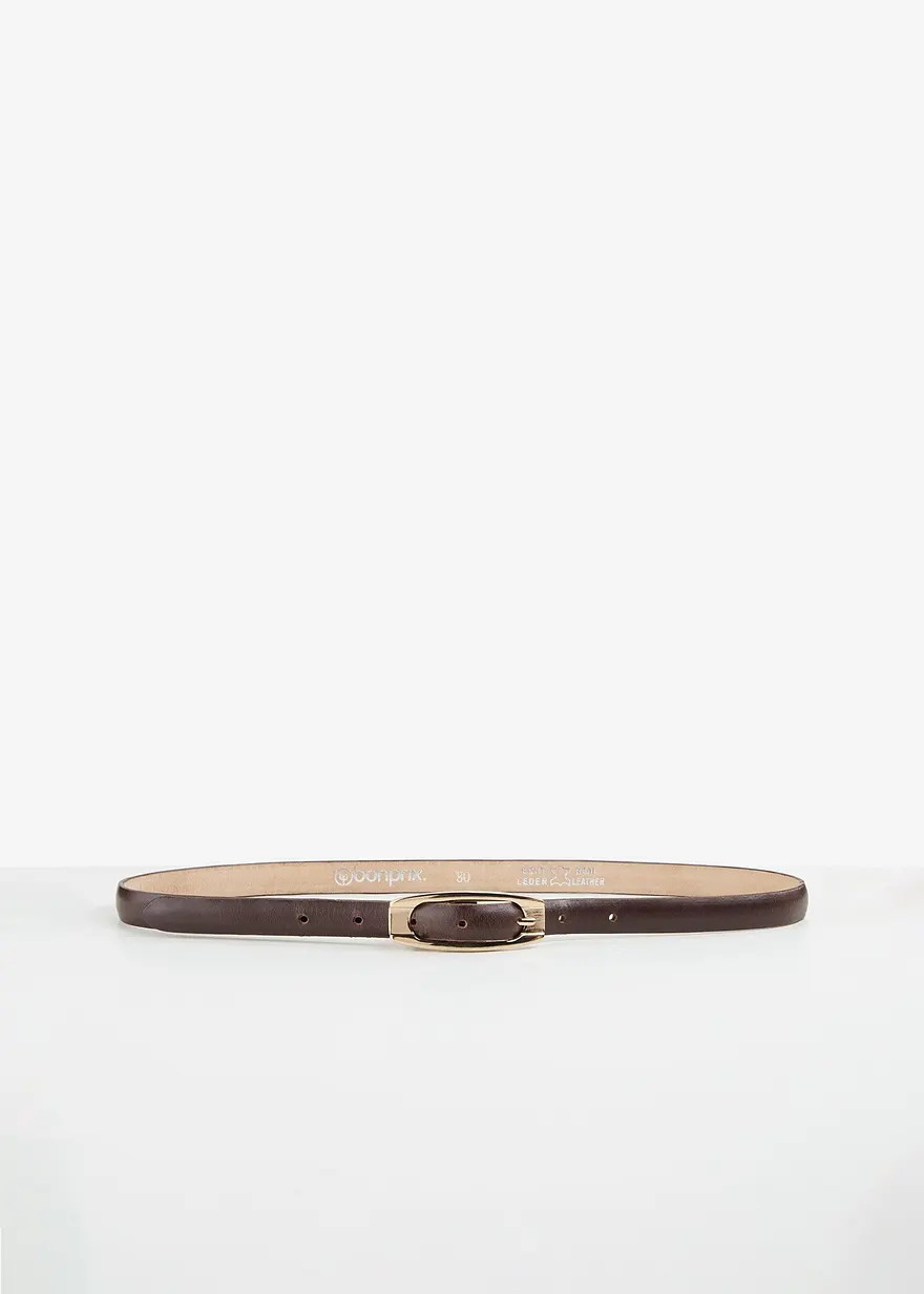 schmaler Ledergürtel | Bonprix DE