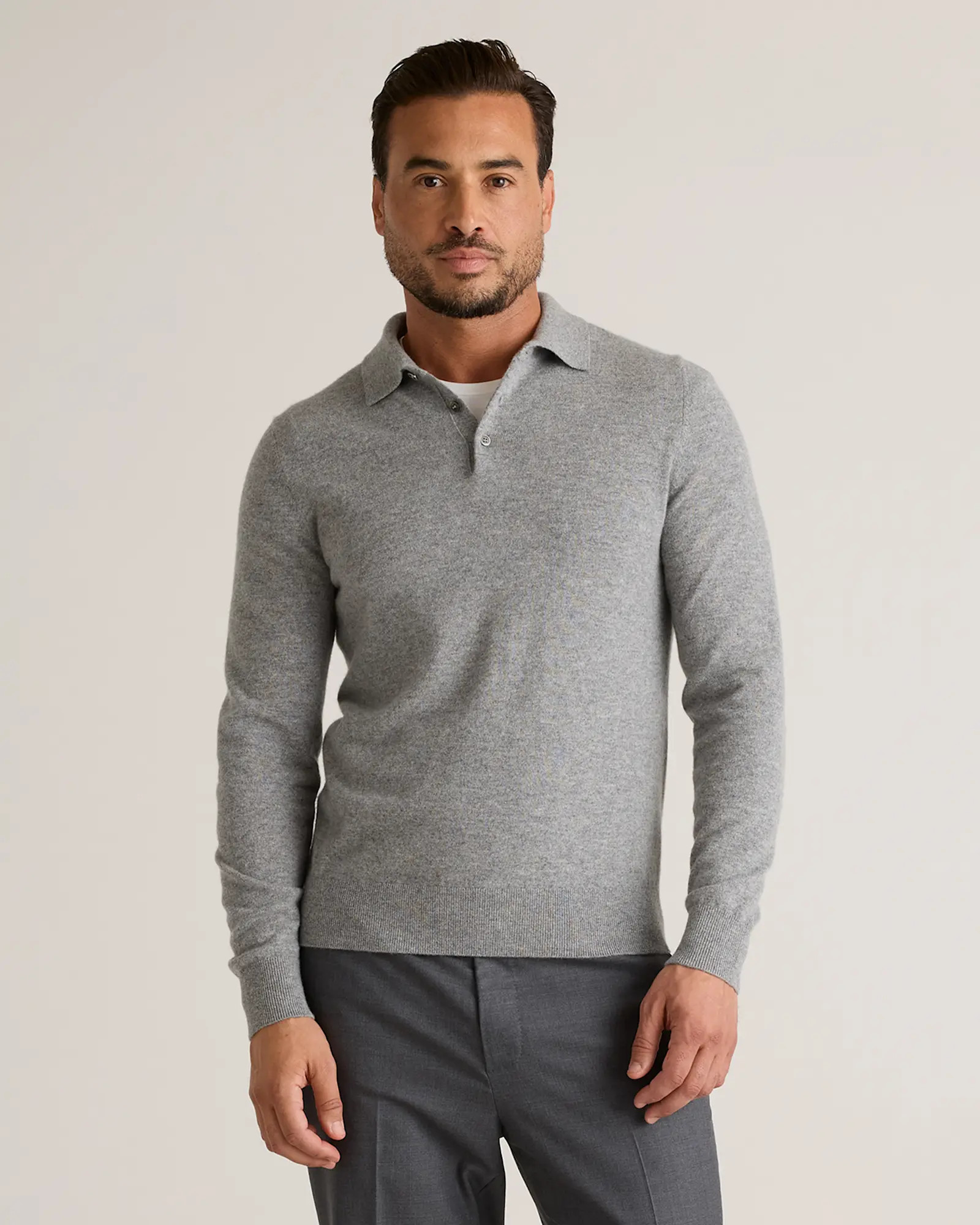 Mongolian Cashmere Polo Sweater | Quince