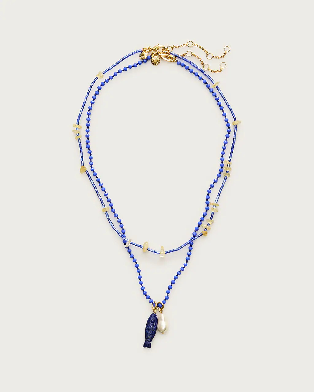 Fish charm necklaces set-of-two | J. Crew US