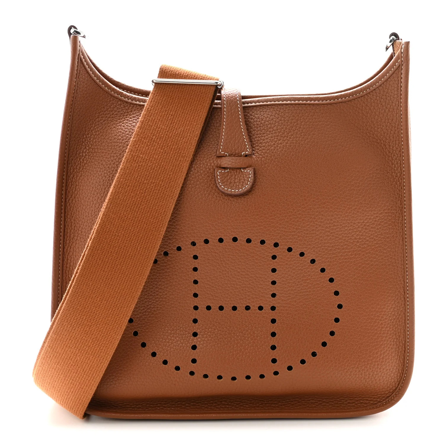 Hermes Taurillon Clemence Evelyne III PM Gold 1890769 | FASHIONPHILE (US)