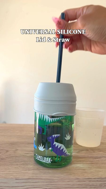 Universal silicone couplets for kids, couplets for kids, kids couplet with straw, cup lid with straw for kids, spell proof cup lids for kids.

#LTKBaby #LTKFamily #LTKKids