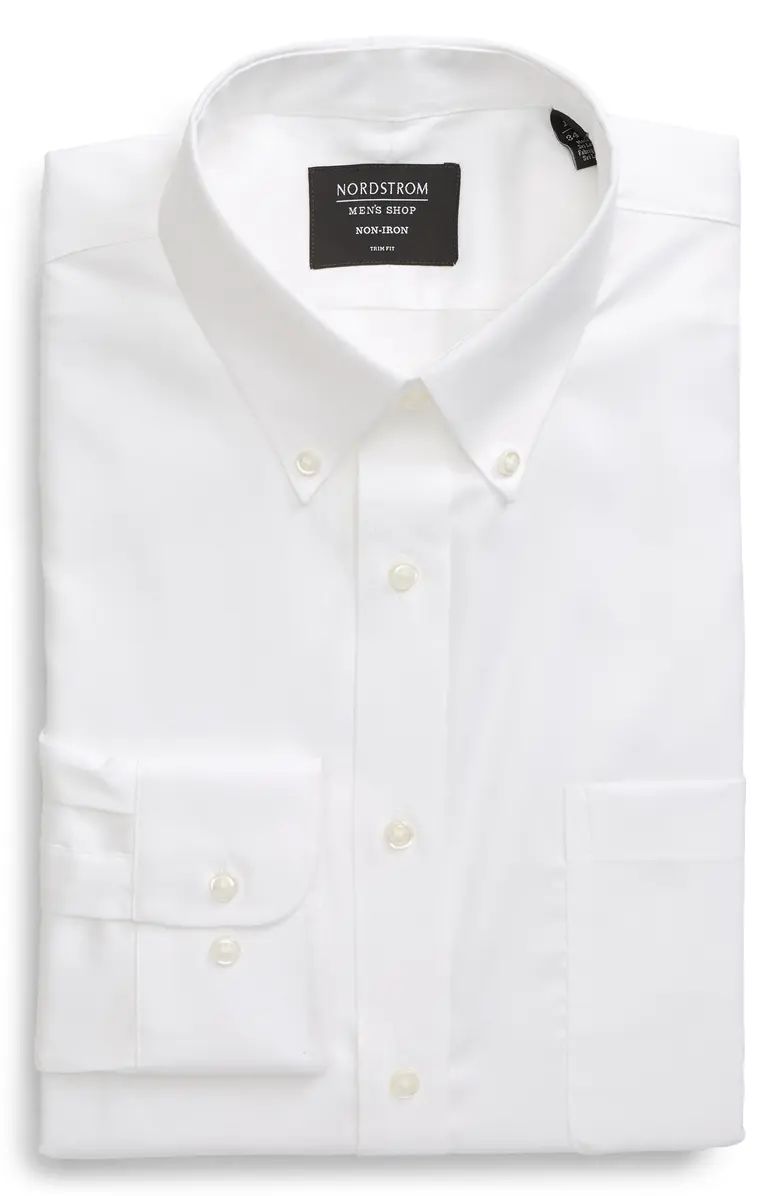 Trim Fit Non-Iron Dress Shirt | Nordstrom