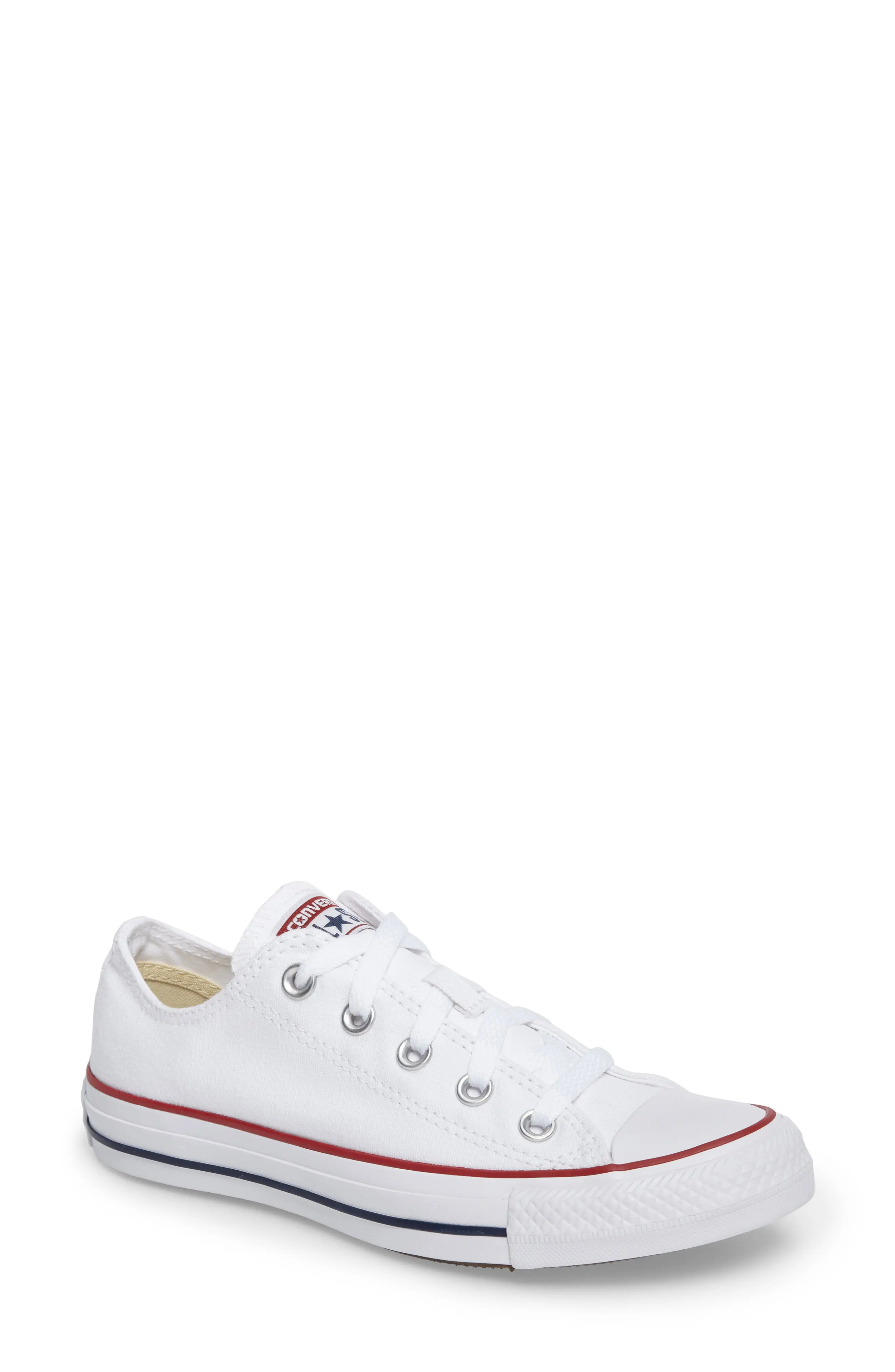 Converse Chuck Taylor(R) All Star(R) Low Top Sneaker in Optic White at Nordstrom, Size 12 Women's | Nordstrom