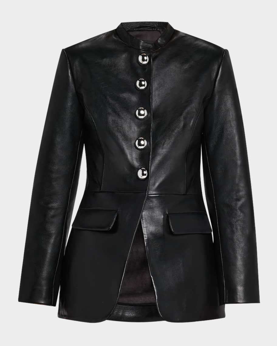 Callandra Leather Jacket | Neiman Marcus
