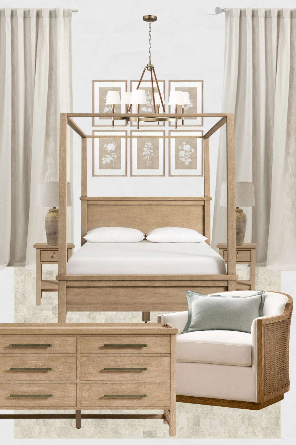 Coastal Farmhouse Bedroom Moodboard, Coastal Farmhouse Bedroom Design Ideas, Coastal Farmhouse Decor, Coastal Farmhouse Bedroom Furniture, White oak Bed and Dresser, farmhouse Table Lamps

#coastalfarmhouse #coastalfarmhousebedroom #coastalbedroom #farmhousebedroom #homedecor #bedroomdesign #bedroomdecor #instahome #cozyhome #homeinspo 

 #LTKHome #LTKSaleAlert