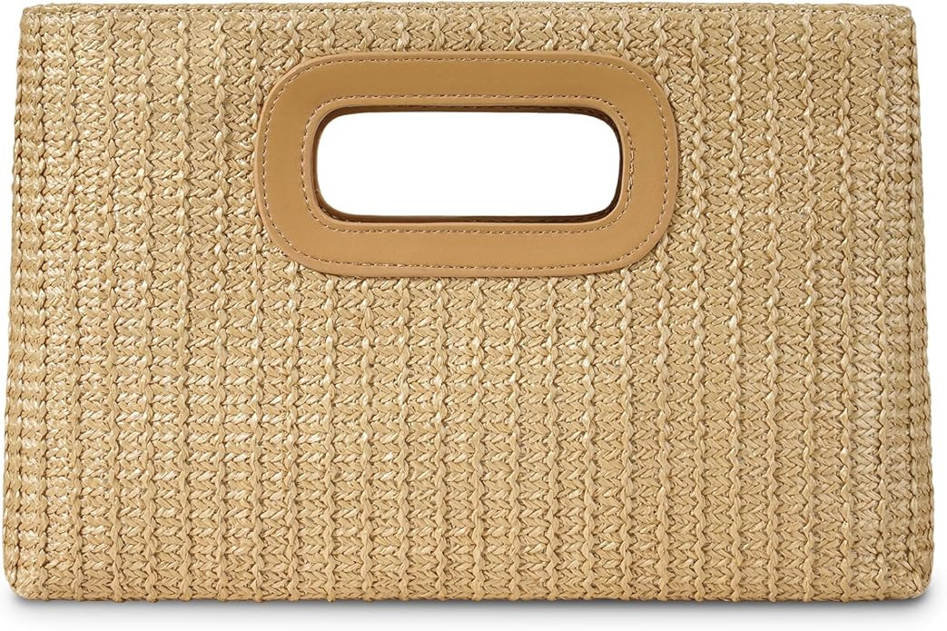 Top Handle Clutch Handbags for Women, Evening Handbag Shoulder Crossbody Purse with Gold Chain | Amazon (US)