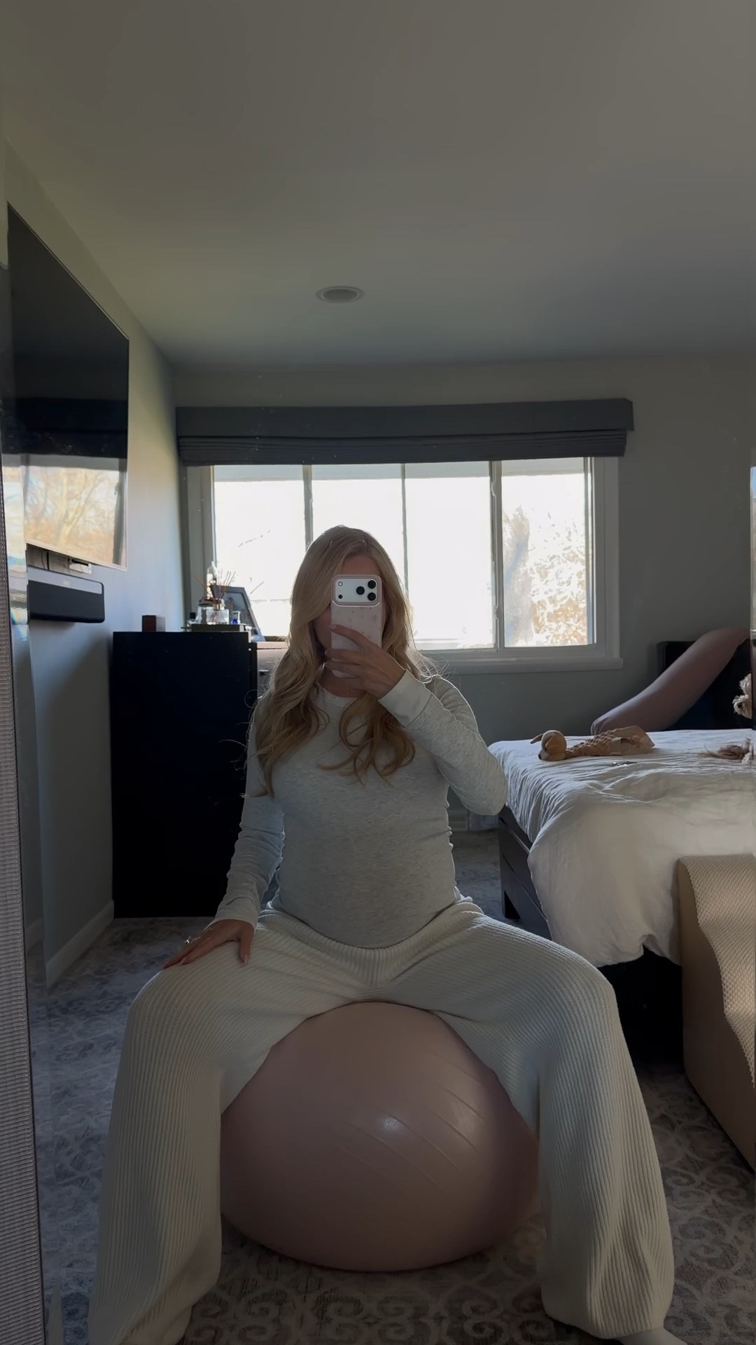 Mine is 65cm / color nude

If you are pregnant, you need this ball!!!

#pregnancy #pregnant 

#LTKdayinmylife #LTKHome #LTKBump