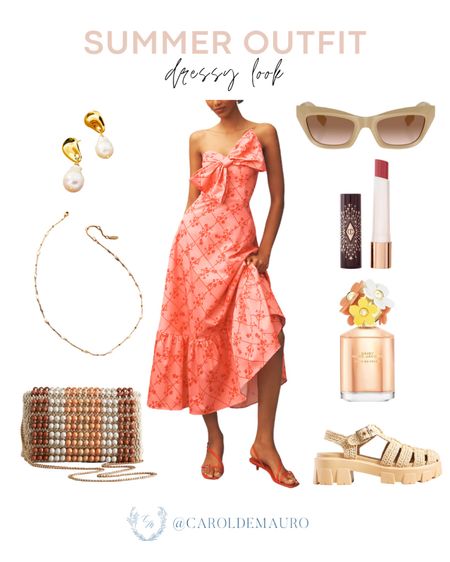 Upgrade your closet with this dressy outfit that is perfect for the sunny days coming up! A hutch bow tie maxi dress paired with fisherman sandals, beaded clutch, and more!
#summerfashion #petitestyle #classyoutfit #resortwear

#LTKBeauty #LTKItBag #LTKShoeCrush