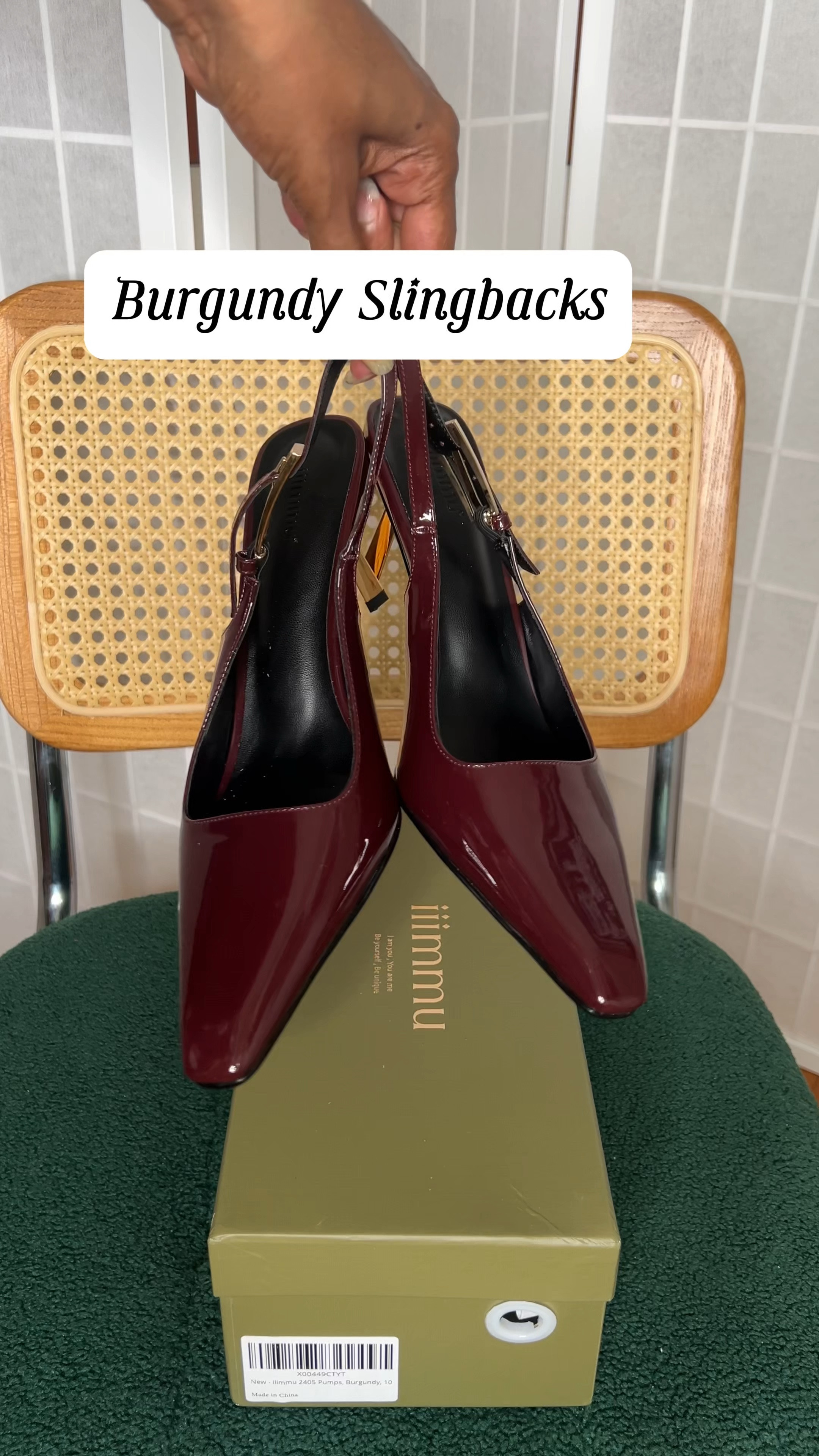 These burgundy slingback heels are guaranteed to elevate your Fall outfits! Fits TTS!

#LTKFindsUnder50 #LTKOver40 #LTKStyleTip
