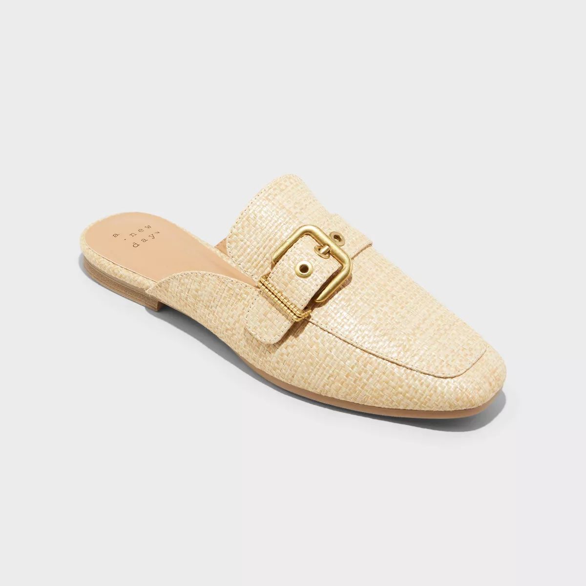 Women's Wendy Mule Flats - A New Day™ Beige 11 | Target