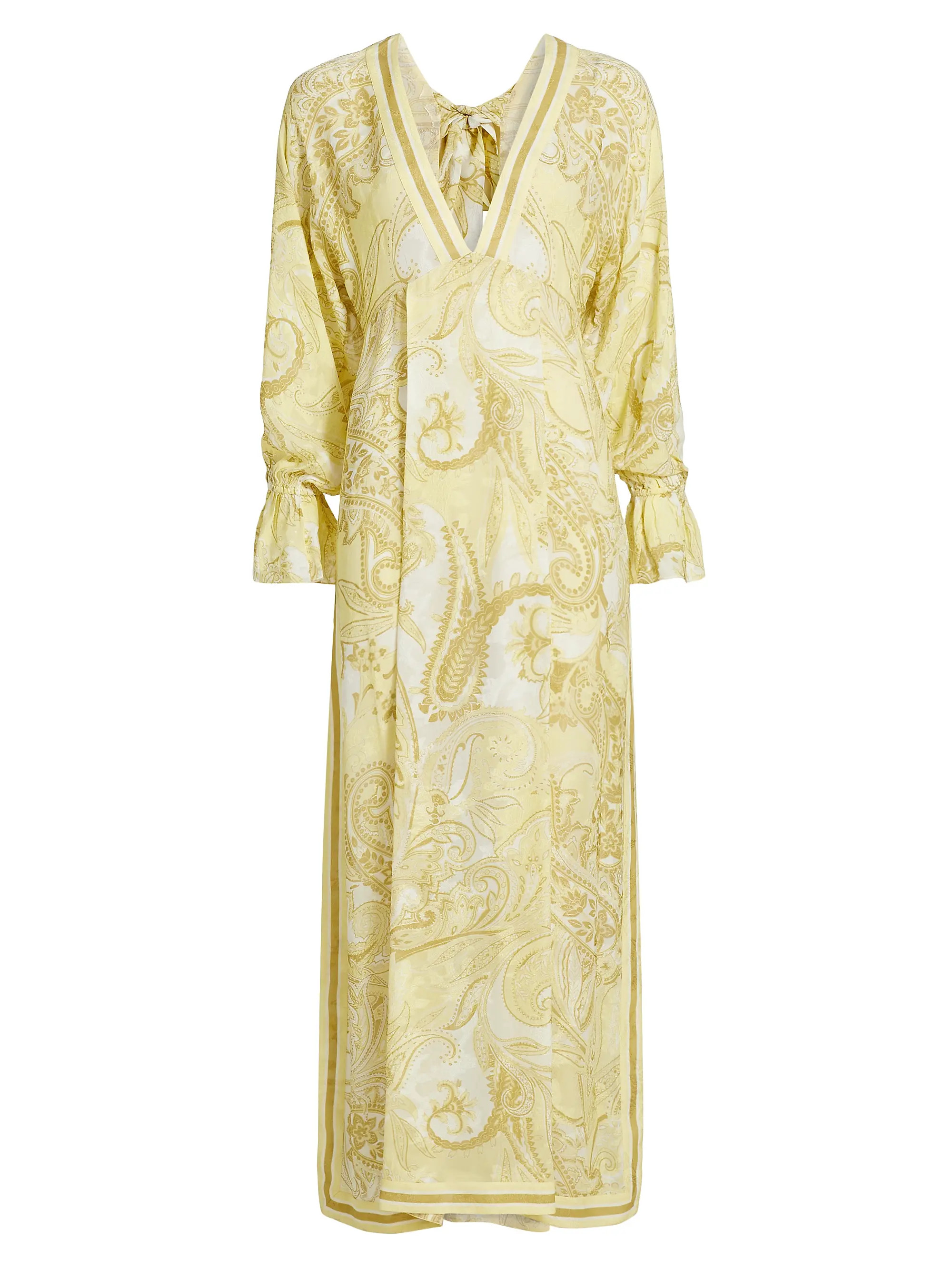 Fiza Paisley Jacquard Kaftan | Saks Fifth Avenue