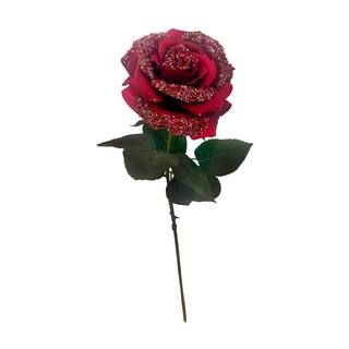 Burgundy Beaded Rose Stem by Ashland® | Michaels Stores