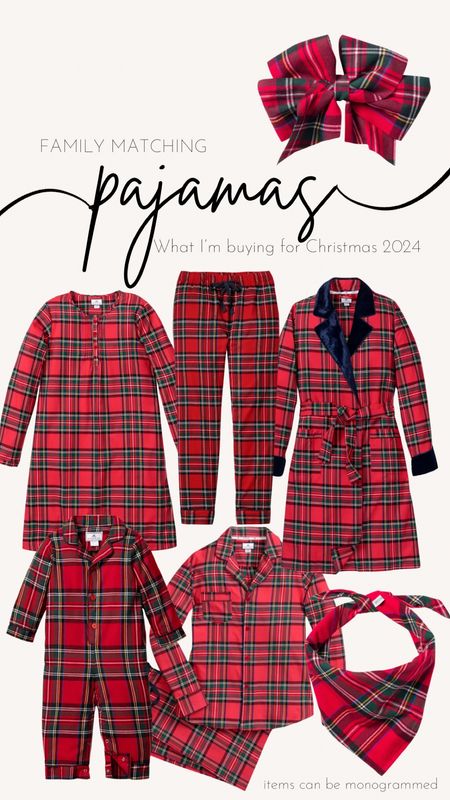 Family matching pajamas.  What I’m buying for Christmas 2024.  There are other style and color options.  They can also be monogrammed. 

#LTKfamily #LTKGiftGuide #LTKHoliday