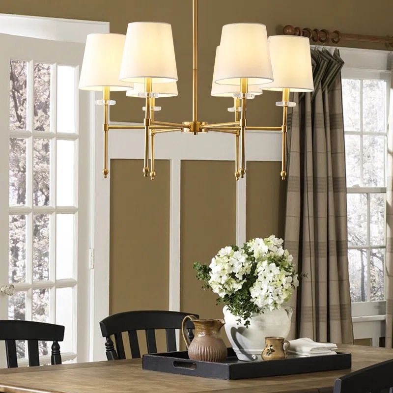 6 - Light Dimmable Classic / Traditional Chandelier | Wayfair North America