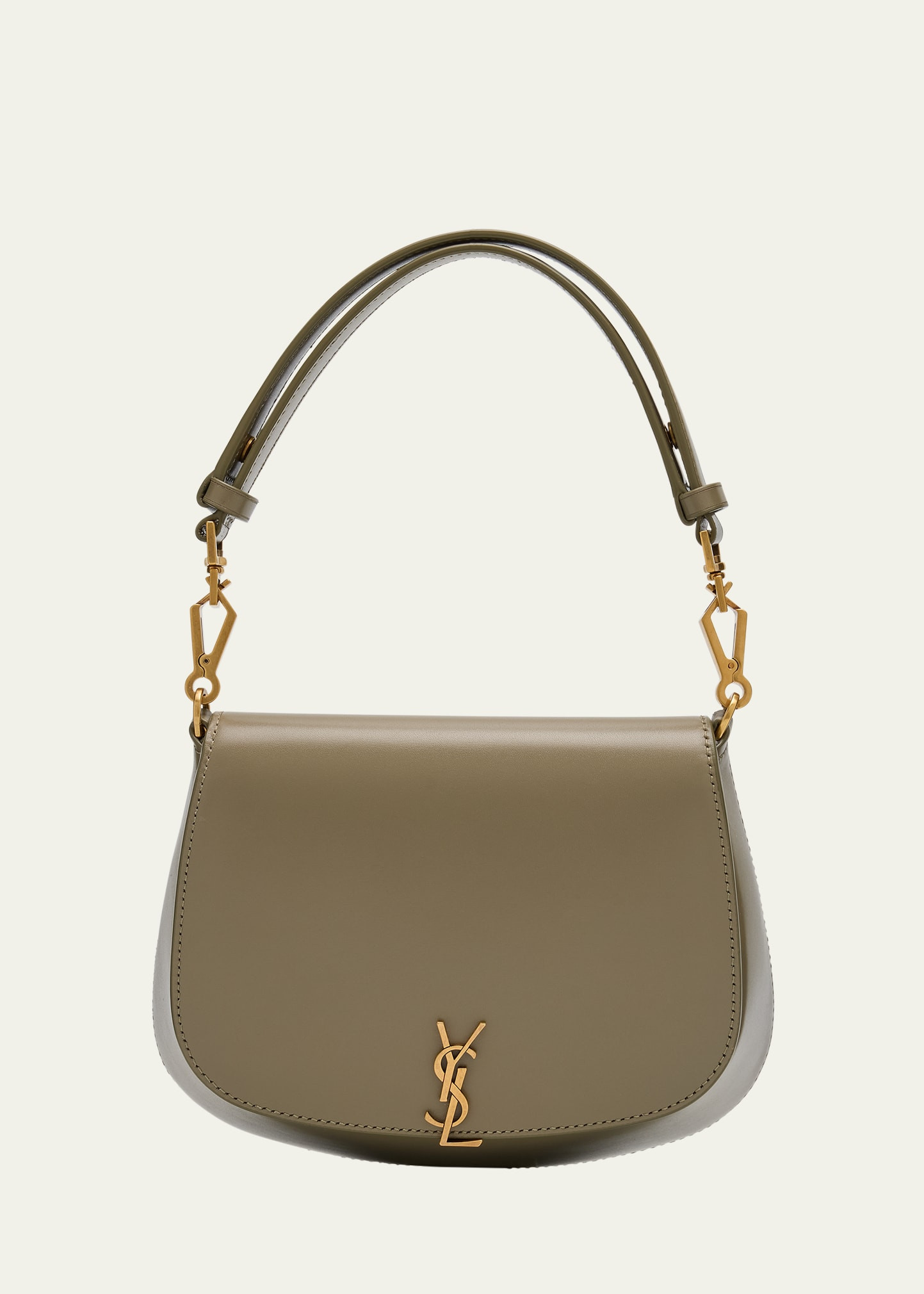 Saint Laurent Voltaire YSL Top-Handle Bag in Smooth Leather | Bergdorf Goodman