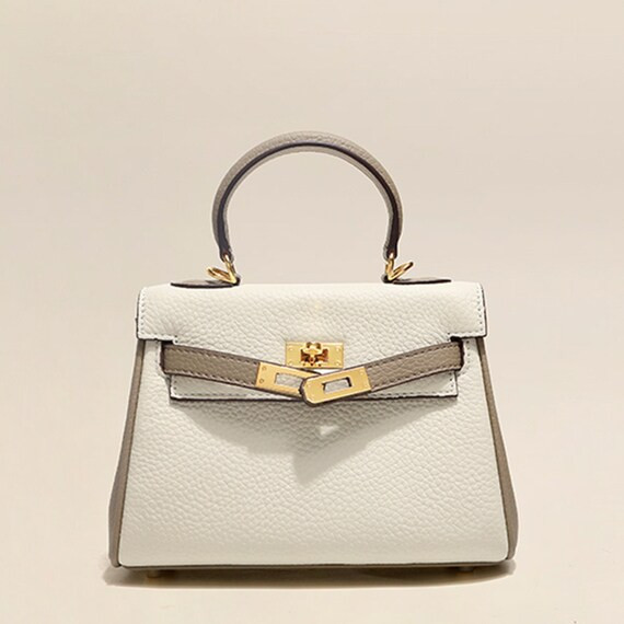 Genuine Leather Handbag/mini Handbag/lychee Pattern/crossbody | Etsy | Etsy (US)