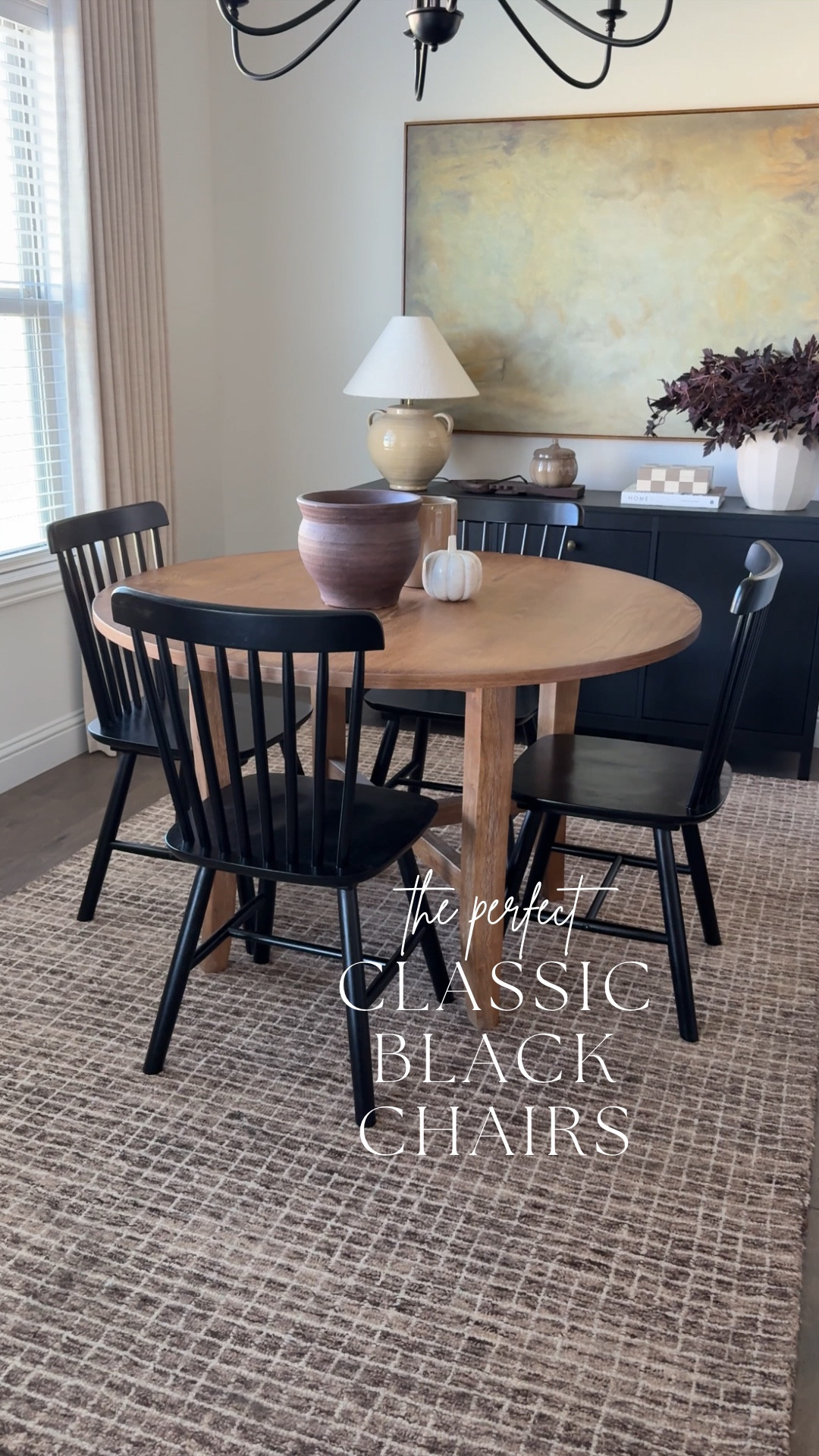 Classic, solid, and stylish 🖤 These black spindle chairs check all the boxes—gorgeous wood detail, easy to clean, and quick to assemble! A timeless design that fits any decor style.

Use my coupon code KRISTINHOME15 for 15% off all products!

#LTKStyleTip #LTKHome