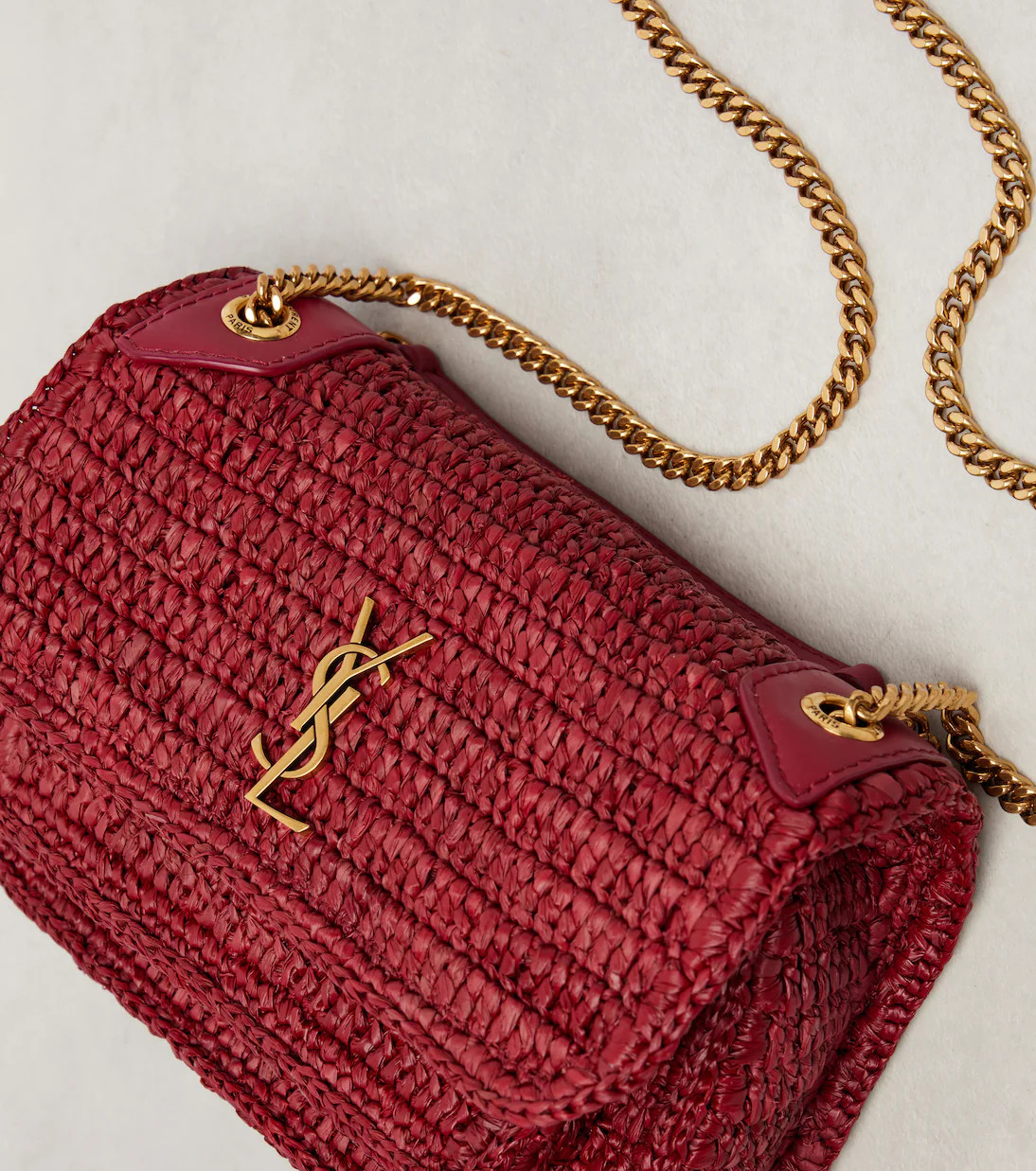 Niki Mini raffia shoulder bag | Mytheresa (US/CA)