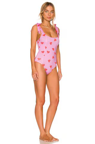BEACH RIOT Sydney One Piece in Valentine Heart from Revolve.com | Revolve Clothing (Global)