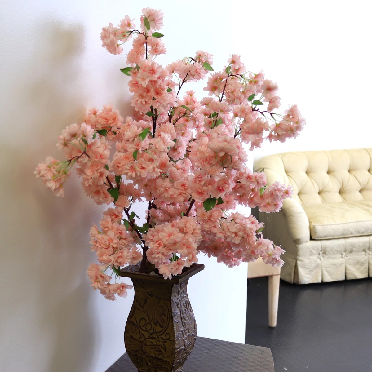 30" Tall Realistic Artificial Cherry Blossom - Silk Flower Tree for Home Decor | Wayfair North America