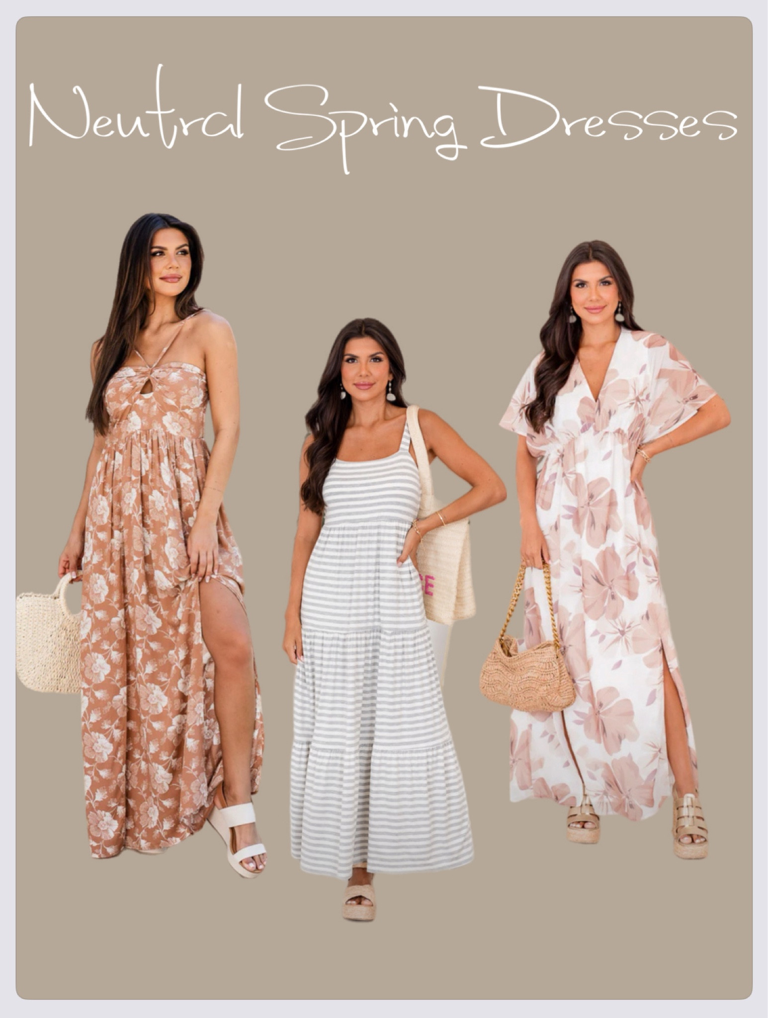 Neutral Spring Dresses 🤍🐚🌿


~ Spring break dresses 
~cruise dresses
~ Easter dress 
~ Baby shower dress 
~beachy dress 

#LTKfindsunder100 #LTKtravel #LTKSpringSale