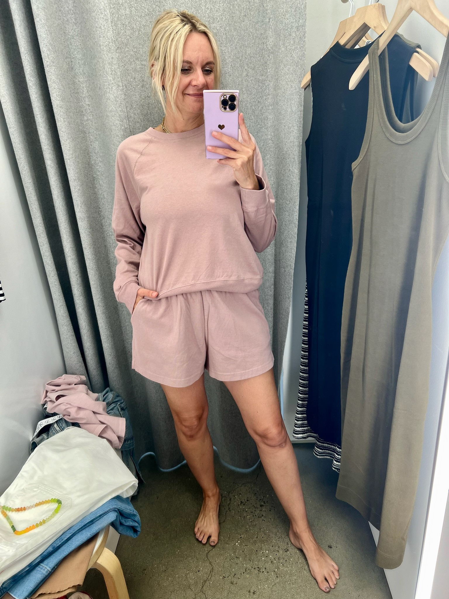 The coziest matching set…. That’s also cute!

#LTKFindsUnder100 #LTKTravel #LTKActive