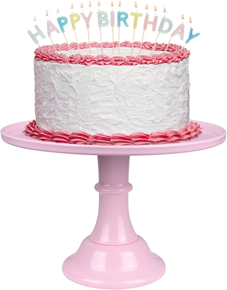 Round Cake Stand 11" Melamine Cake Display Stand Dessert Cupcake Display Tray for Graduation,Wedd... | Amazon (US)