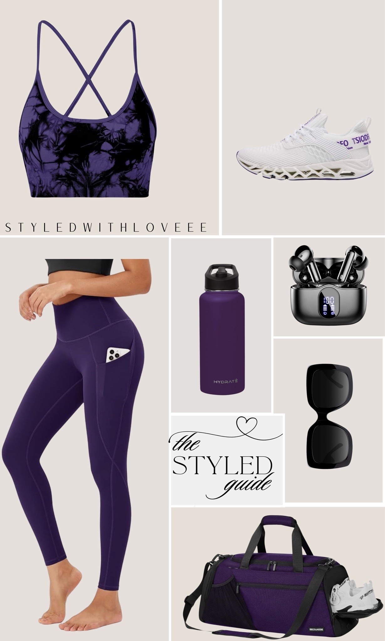 Purple vibes set to workout that summer body!💜✨

#LTKActive #LTKfitnessgoals #LTKmorningroutine