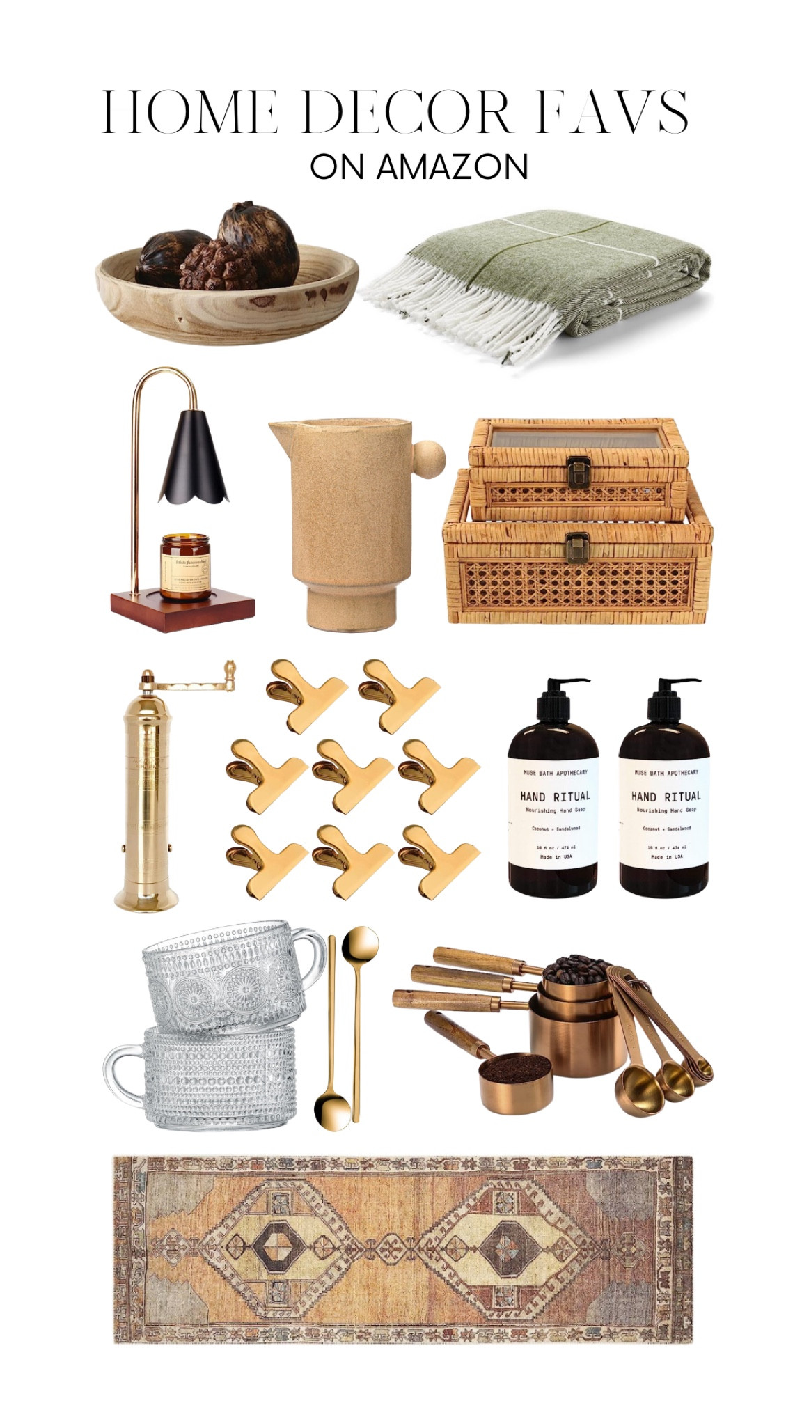 Amazon home decor favorites #amazonfinds #kitchendecor #runner #shelfdecor #candlelamp 

#LTKFind #LTKunder100 #LTKhome