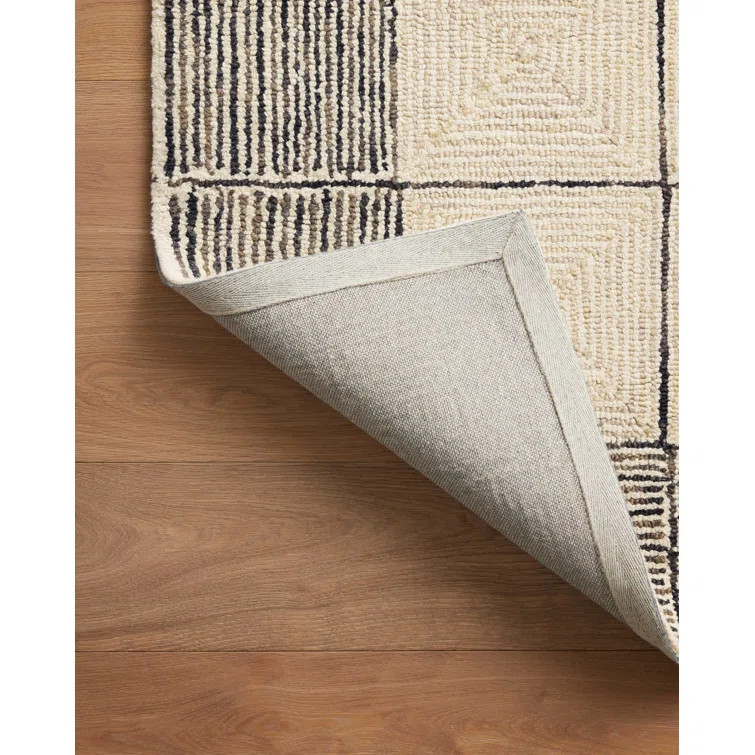 Chris Loves Julia x Loloi Francis Collection FRA-02 Cream / Black, ContemporaryArea Rug | Wayfair North America
