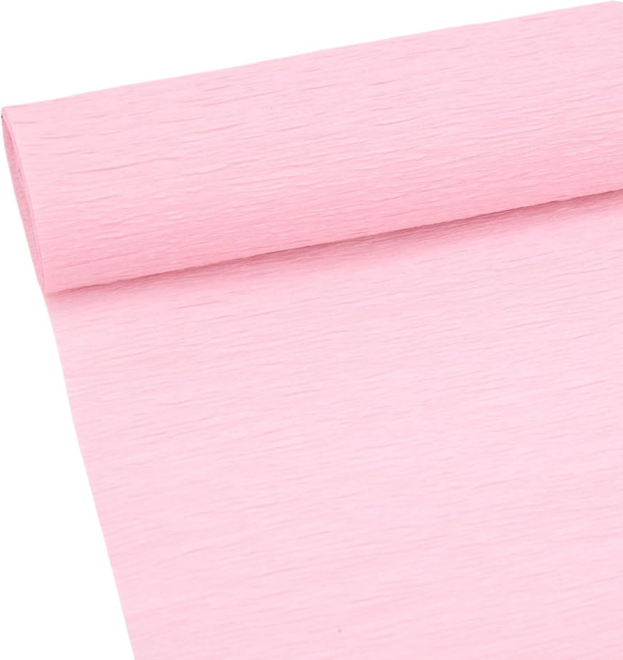 70g Premium Crepe Paper Roll for Flower Making White Green Pink Crepe Paper Sheets Streamer,10in ... | Amazon (US)
