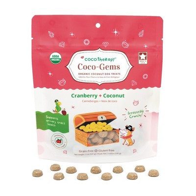 CocoTherapy Coco-Gems Training Treats Cranberry + Coconut - Organic Training Treat for dogs (5 oz) | Target
