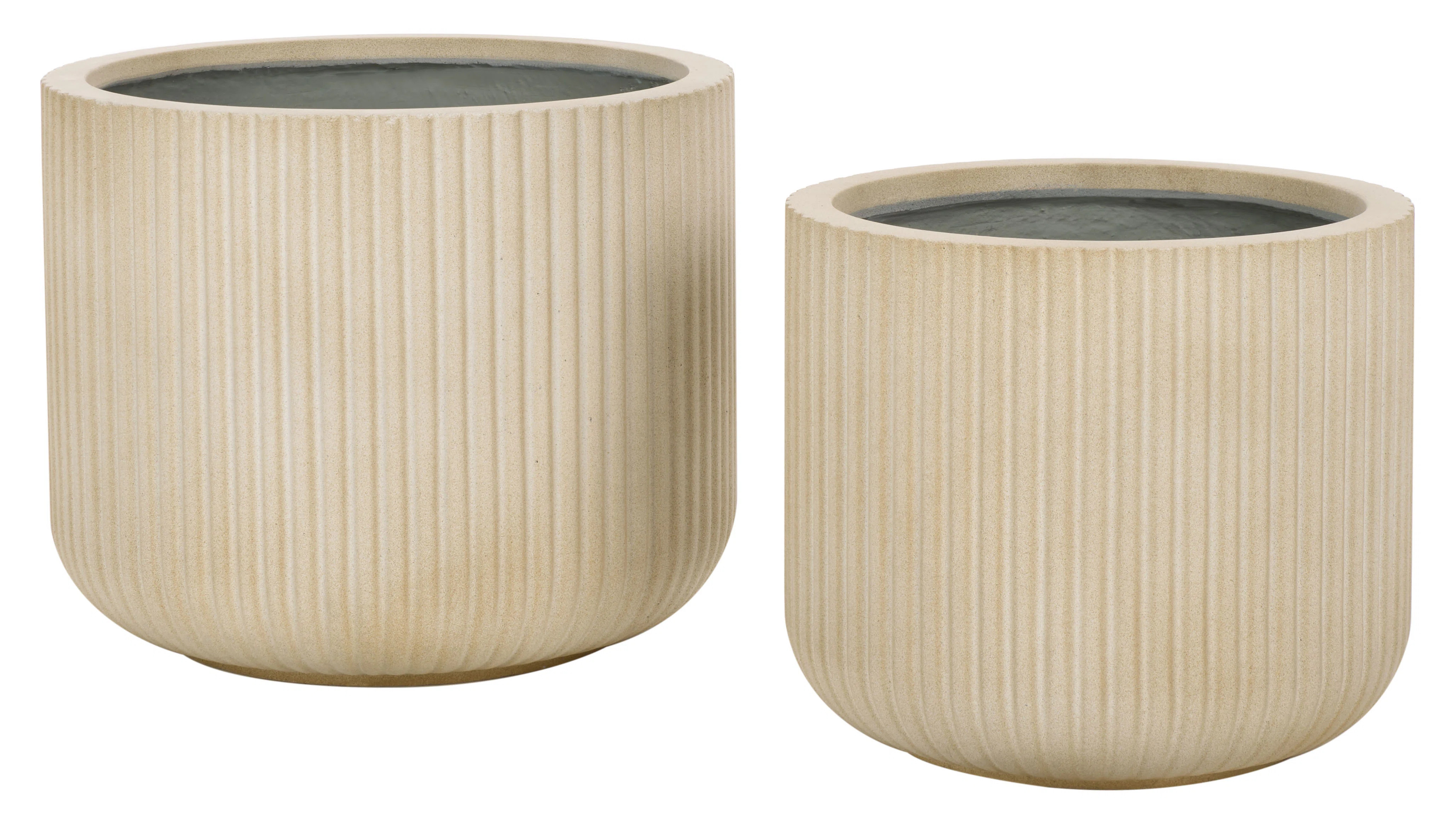 Milano Planter Pot (Set of 2) (Set of 2) | Wayfair North America