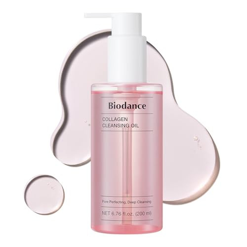 BIODANCE Collagen Cleansing Oil, Facial Oil Cleanser, Gentle Makeup Remover without Clogging Pores, Removes Bleackhed and Whitehead for Sensitive Skin, Oily Skin, Korean Skincareㅣ6.76 fl. oz. (200 ml) | Amazon (US)