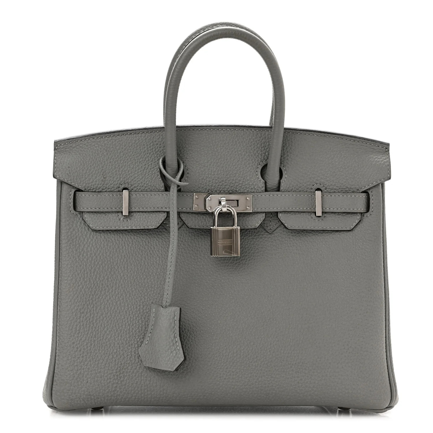 Togo Birkin 25 Gris Mouette | FASHIONPHILE (US)