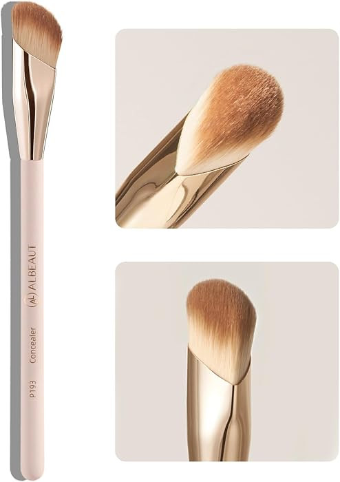 Small Angled Concealer Brush For Under Eye Brightening, Precision Face Makeup Brush (193 conceale... | Amazon (US)