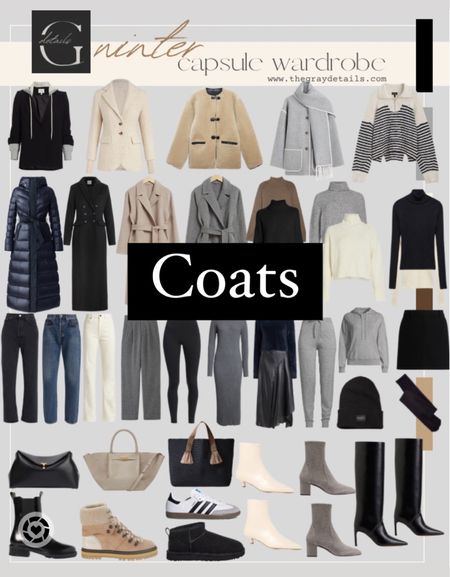 Winter capsule wardrobe

Blazer
Puffer coat
Toggle coat
Scarf coat 


#LTKCyberWeek #LTKover40 #LTKstyletip