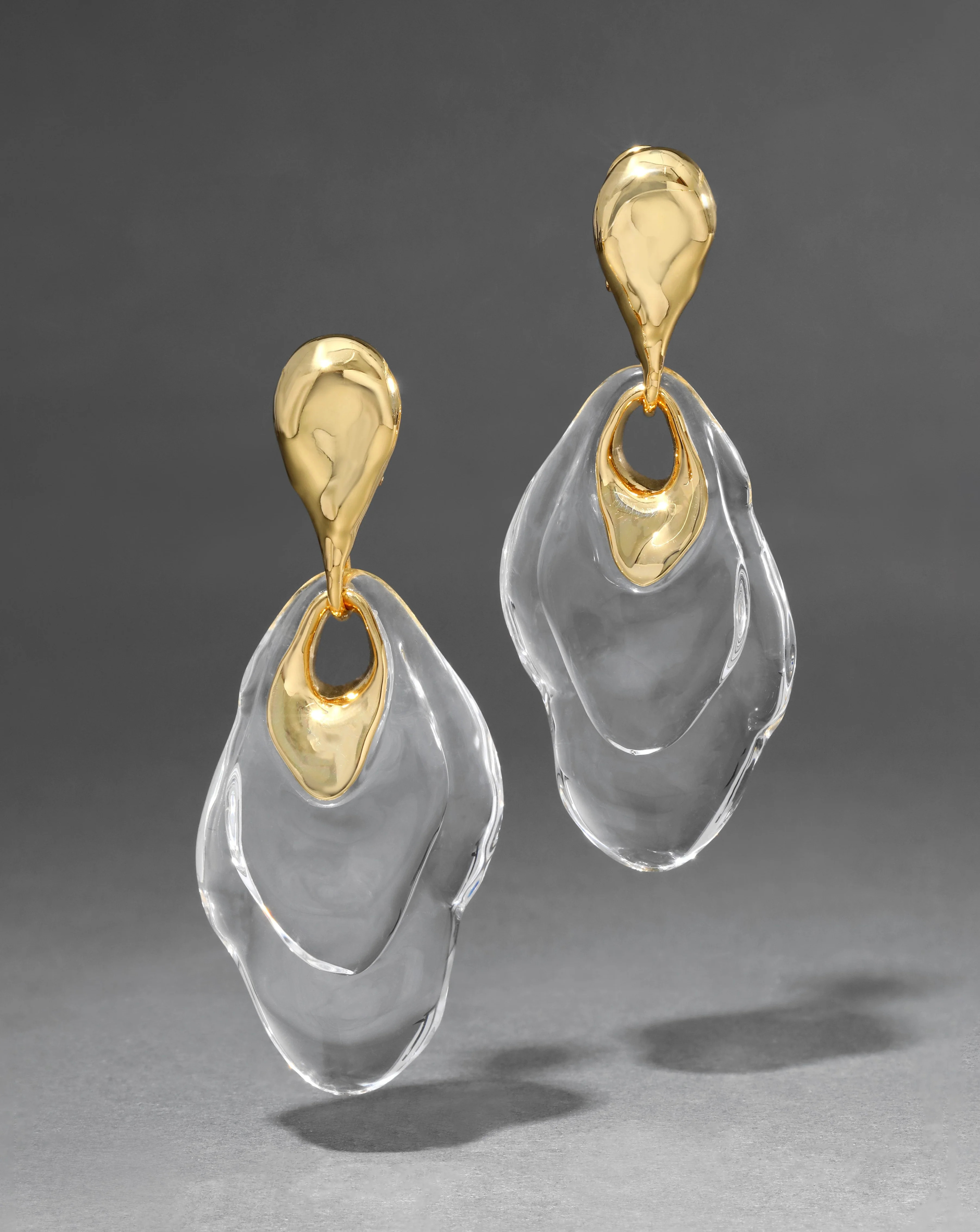 Liquid Lucite Ripple Drop Earring | Alexis Bittar