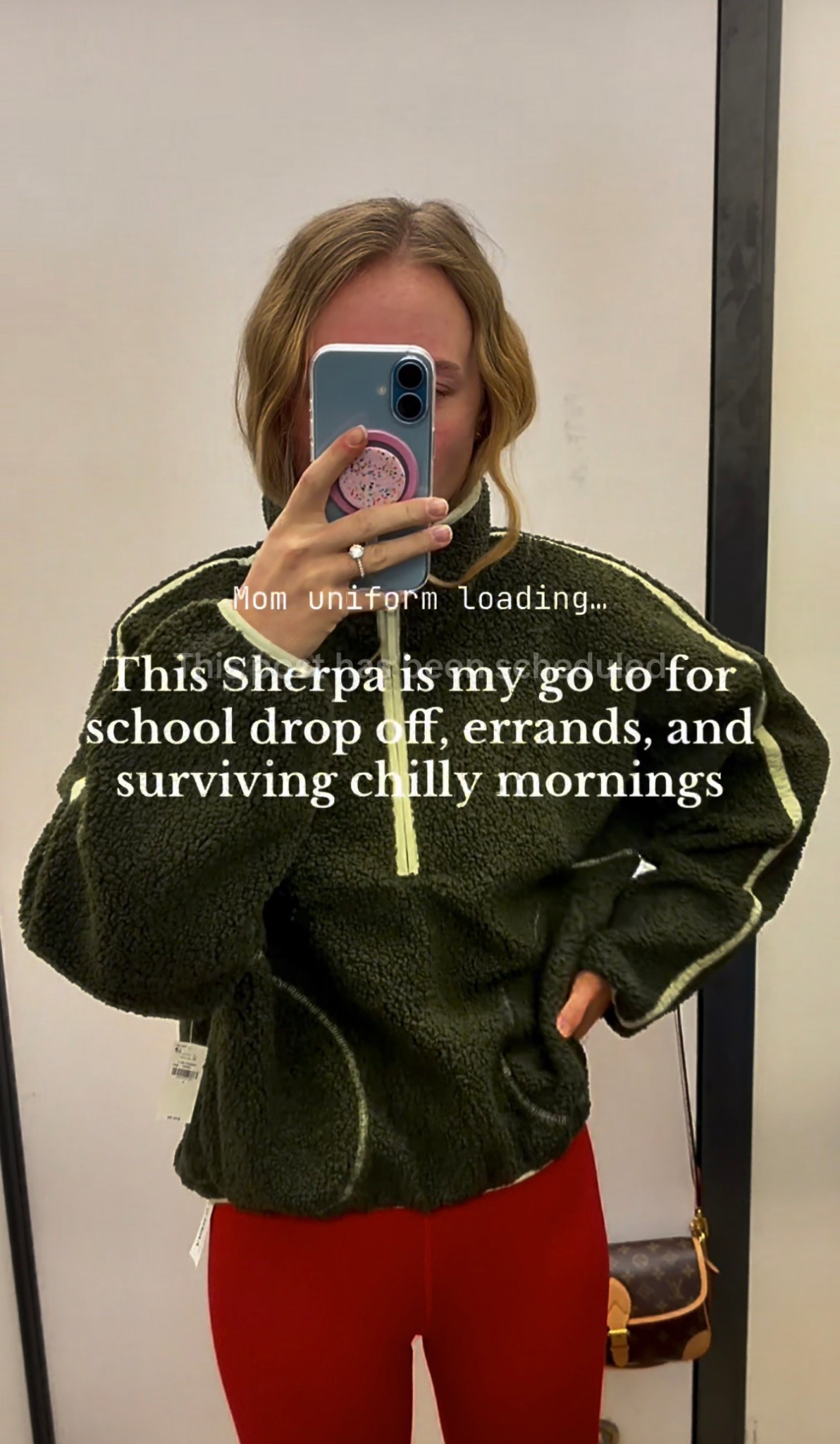 Mom uniform loading in this viral Sherpa 