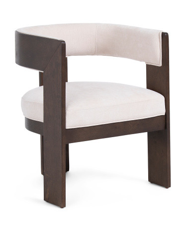 23x29 Wooden Frame Celine Dining Chair | TJ Maxx