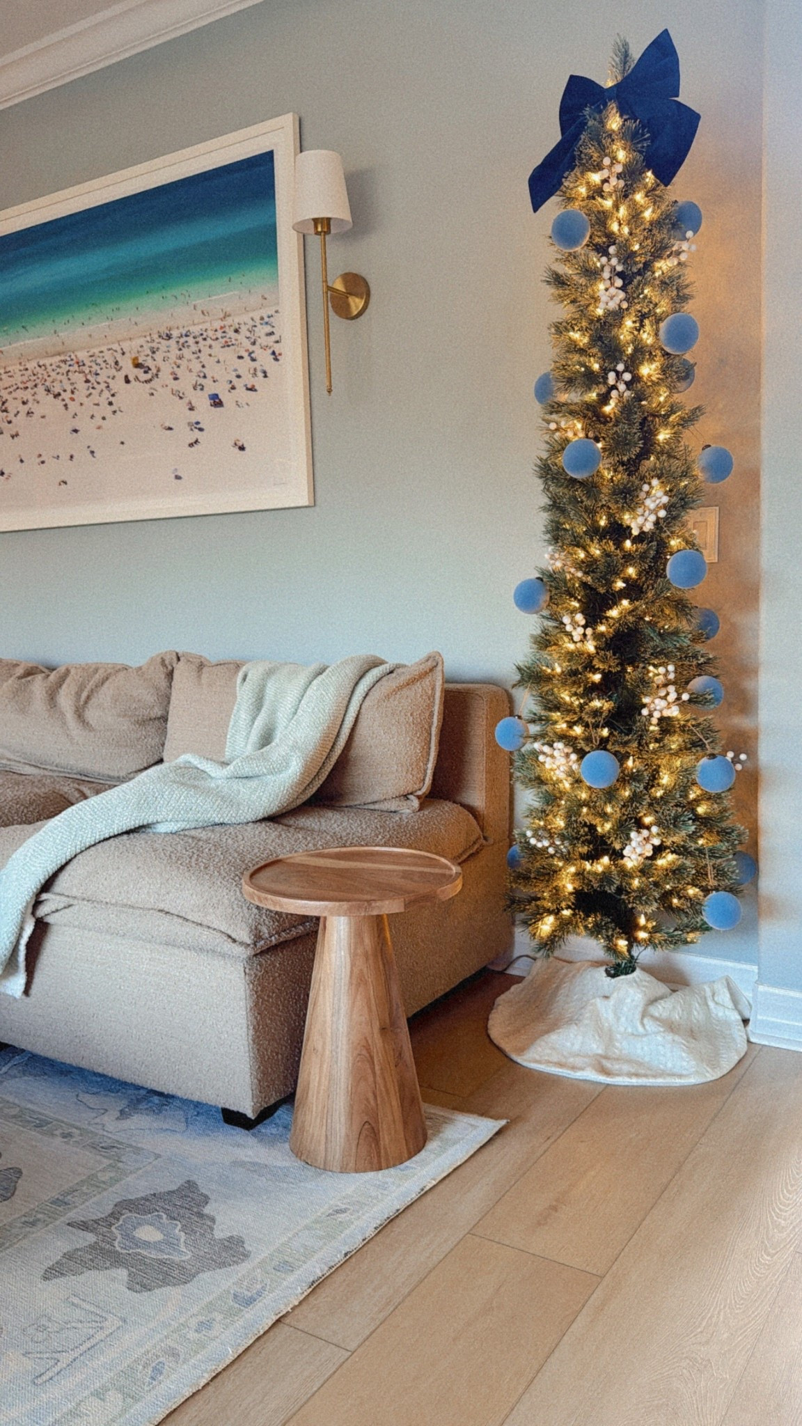 My fave lil skinny Christmas trees are back in stock!