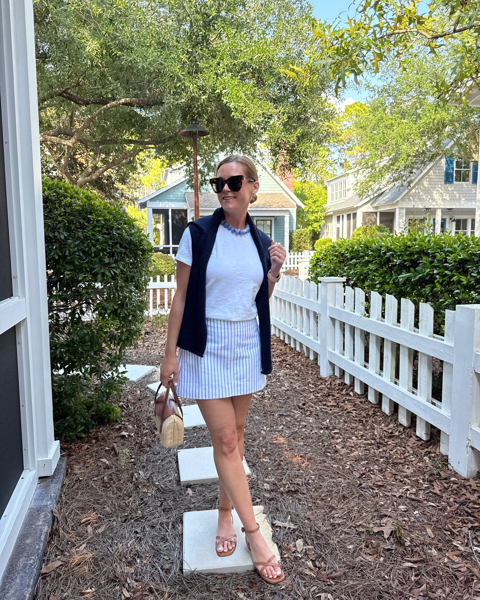 Tee, linked similar 
Sweater size small
Skirt size 2

#LTKgrwm #LTKootd #LTKdayinmylife