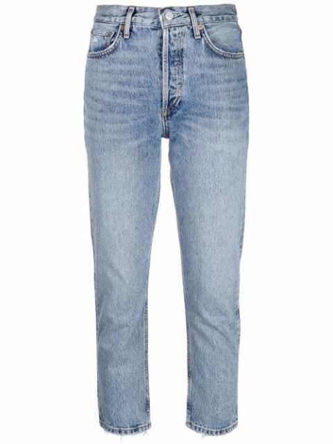 Riley high-waisted cropped jeans | Farfetch (AU)