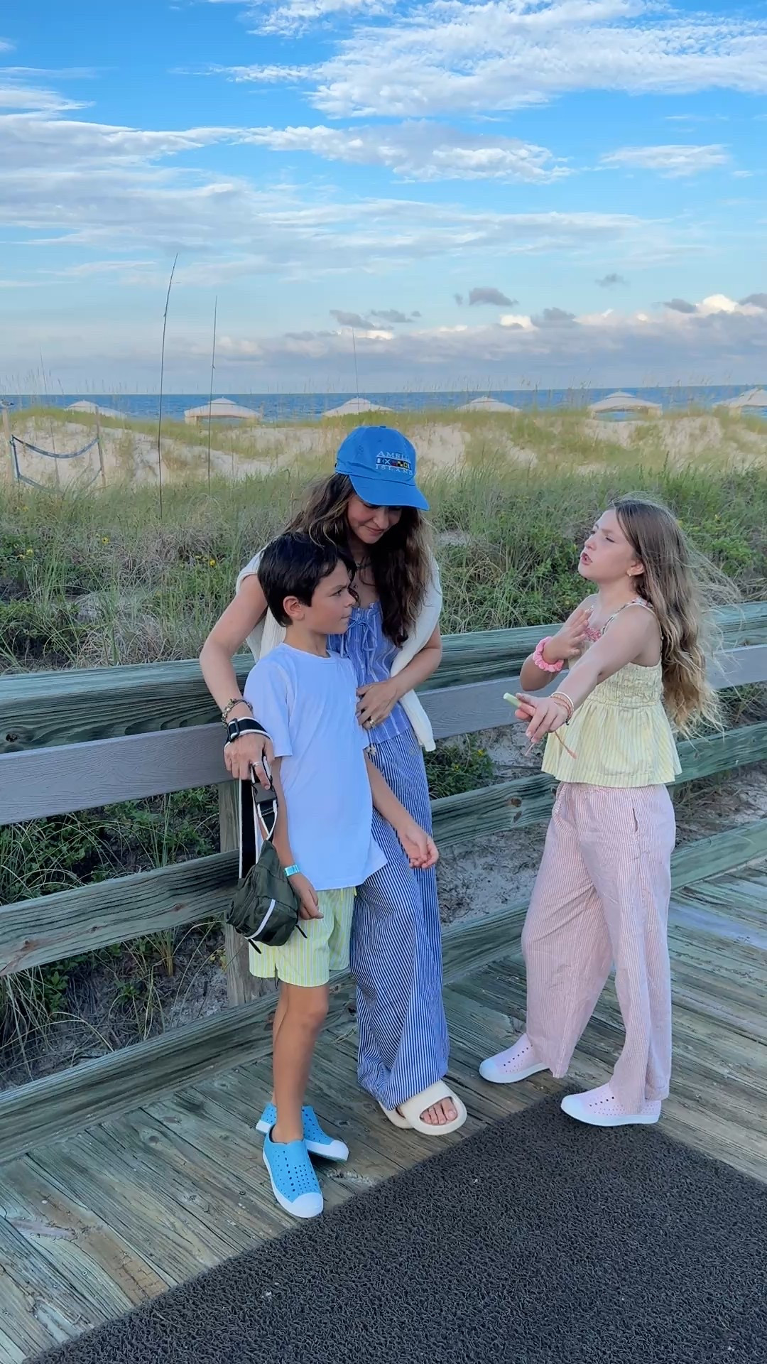 We recently took a road trip to Orlando, Florida from Philadelphia & we stopped one night in Cary, NC & one night in Amelia Island, FL. We stayed at the Omni & it was so night to be right on the beach. There was a beautiful pool, too! These striped cotton poplin pants were perfect for a night on the beach & to grab a quick dinner… cute & comfortable! 

#LTKTravel #LTKFamily #LTKSeasonal