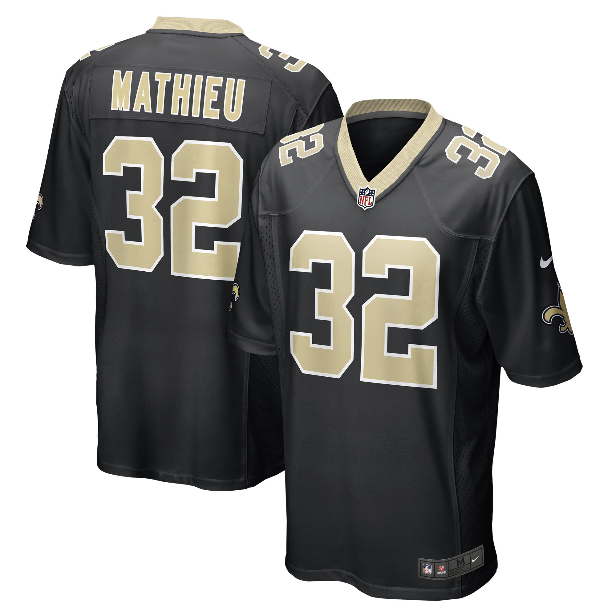 Youth Nike Tyrann Mathieu Black New Orleans Saints Game Jersey | Fanatics